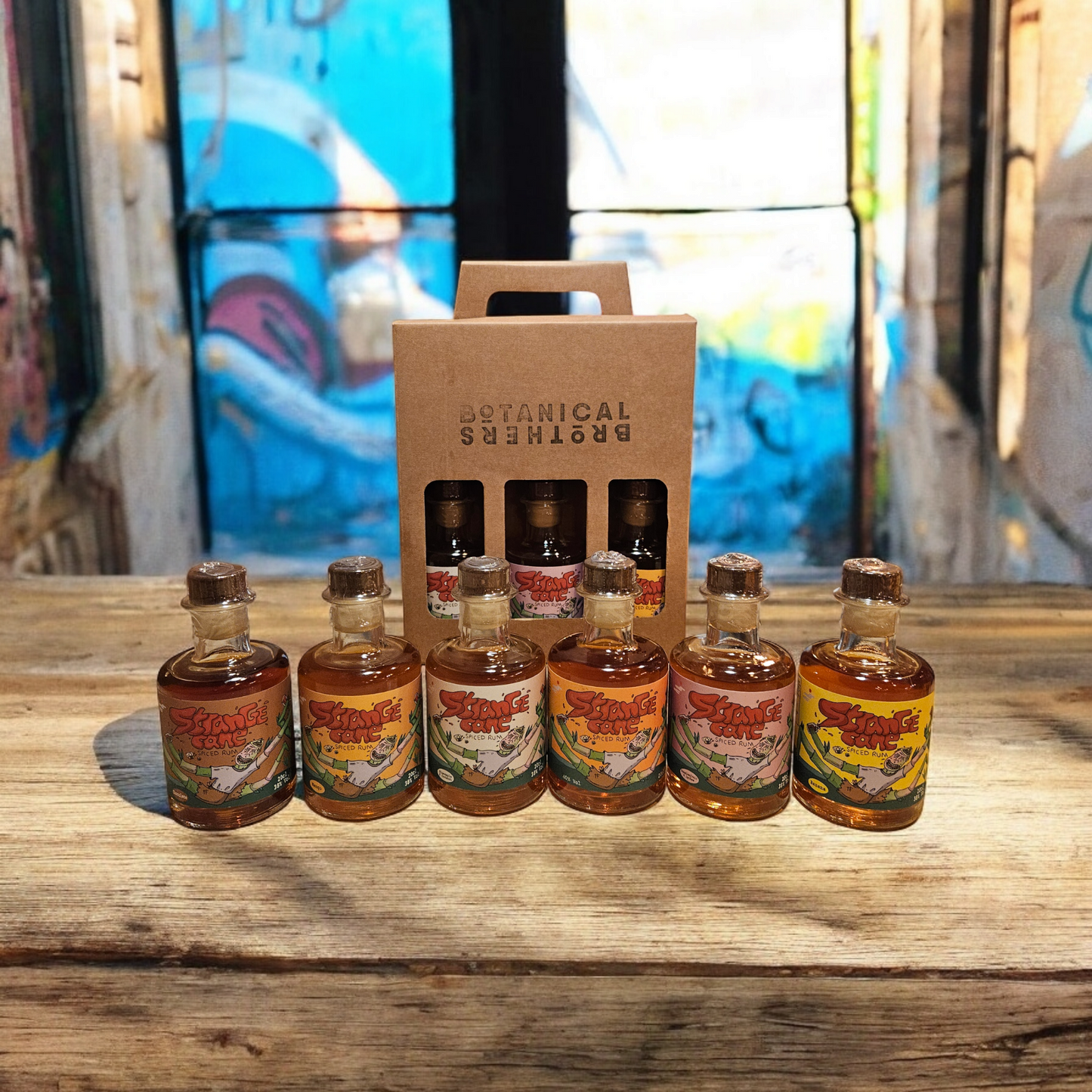 3 20cl Bottle Gift Pack - Strange Cane Spiced Rum